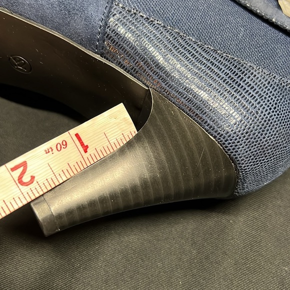 KS blue man made fabric heel boot - Picture 11 of 12